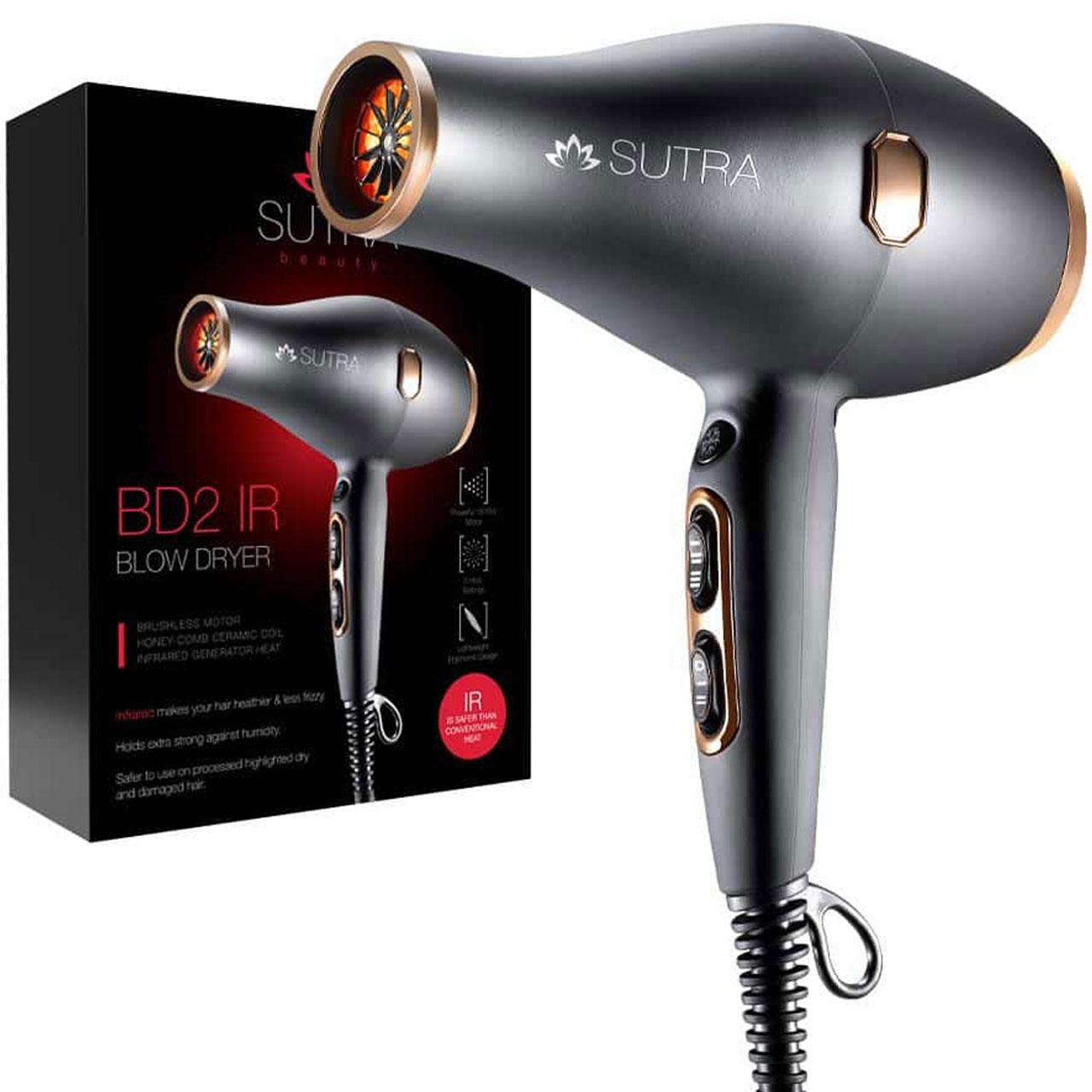 Sutra professional mini 2025 travel blow dryer