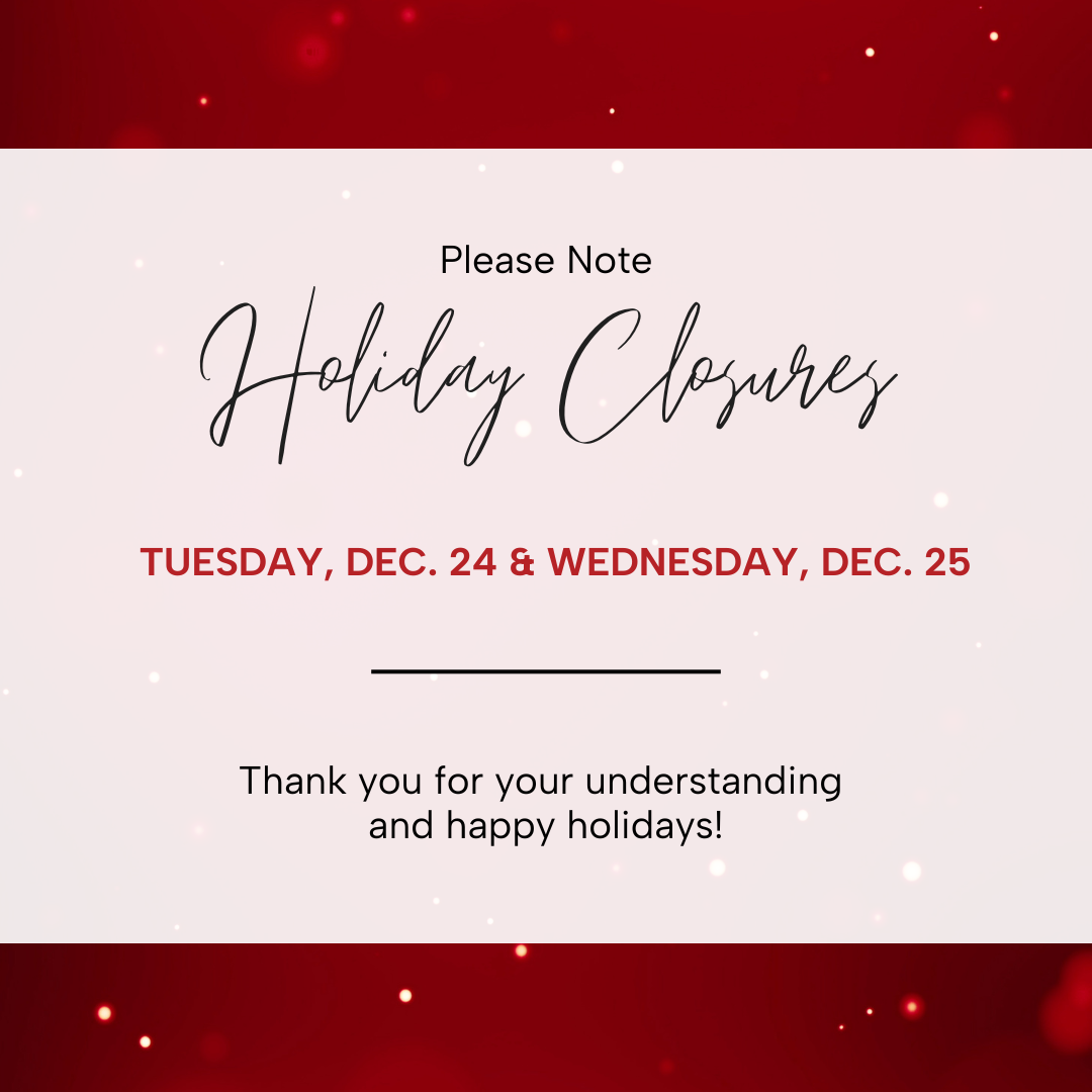 Holiday Closure