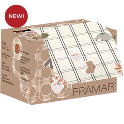 Framar Plaid Hair Day Embossed Roll 320 ft.