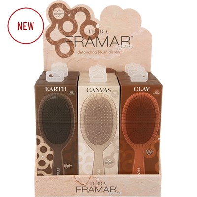 Framar Terra Detnalge Brush Display 9 pc.