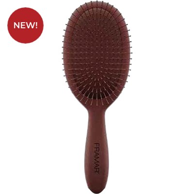 Framar Dark Academia Detangle Brush - Maroon