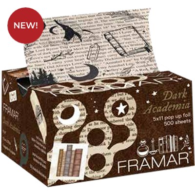 Framar Dark Academia Pop Up Foil 5 inch x 11 inch 500 ct.