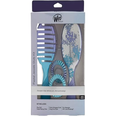 Wet Brush Pastel Jewels Style Kit 4 pc.